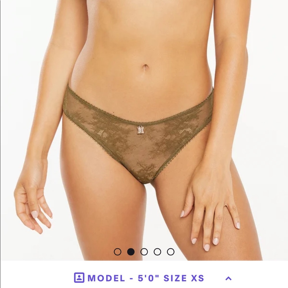olive green savage x fenty panties undies